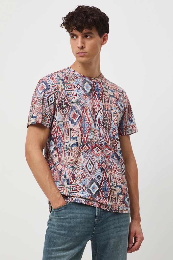 Medicine tricou cu modele multicolor RW25-TSM401