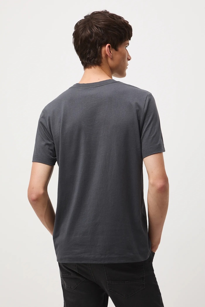 Odzież T-shirt bawełniany męski Yellowstone RW25-TSM470 szary
