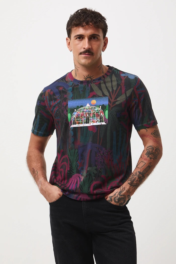 T-shirt bawełniany męski z kolekcji Tajemniczy Świat Medicine RW25-TSM555 multicolor RW25