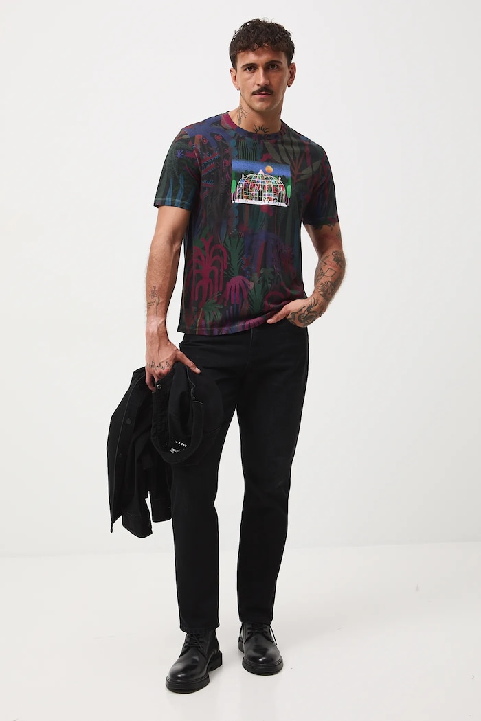 Odzież T-shirt bawełniany męski z kolekcji Tajemniczy Świat Medicine RW25-TSM555 multicolor