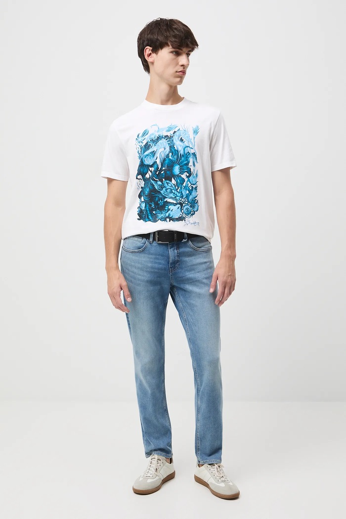 Îmbrăcăminte Medicine tricou din bumbac RW25-TSM557 bej