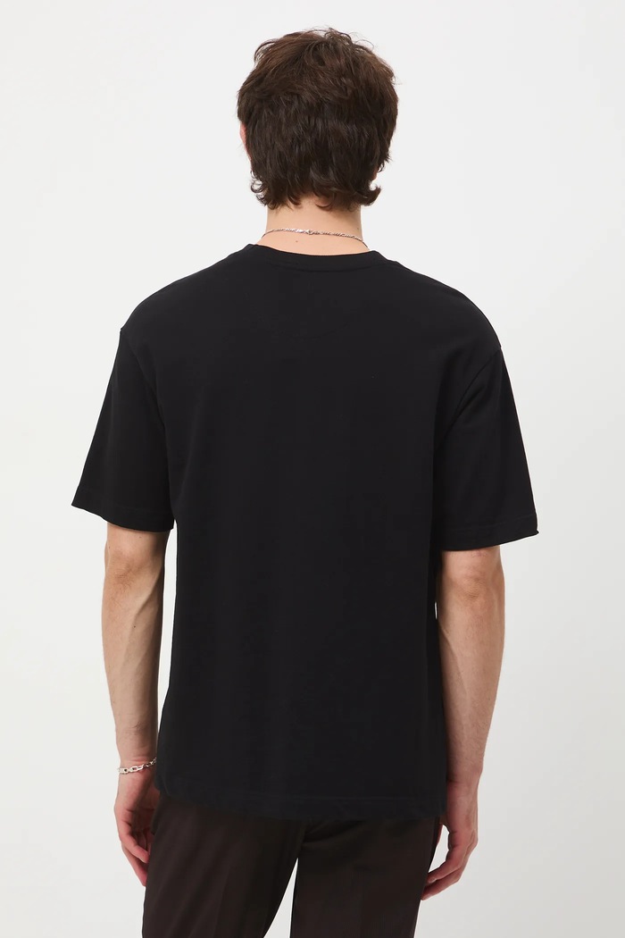 T-shirt bawełniany męski z kolekcji Narodowy Instytut Fryderyka Chopina x Medicine czarny RW25-TSM705