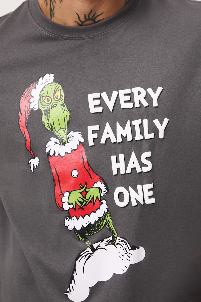 Bavlněné tričko pánské Grinch RW25-TSMA70
