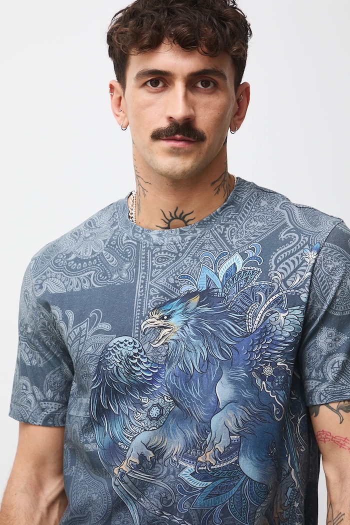 Medicine t-shirt blu navy RW25-TSMB14