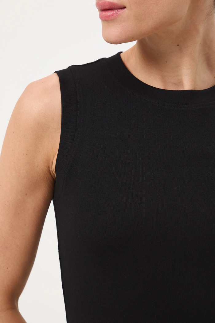 Top damski z modalem RW25-TTD011 czarny