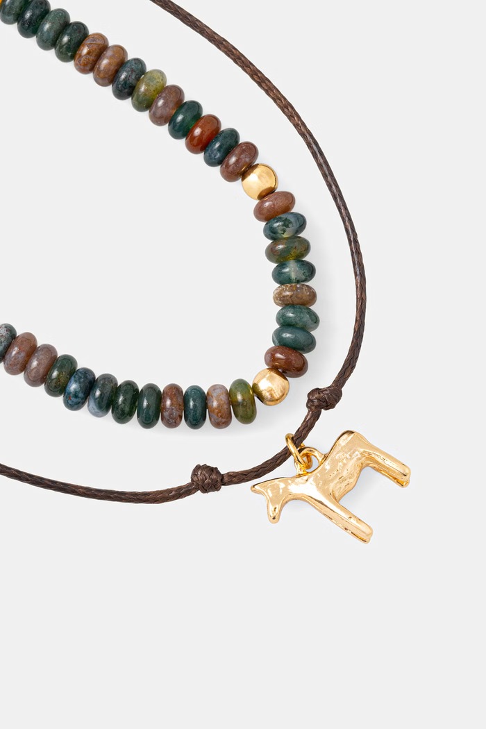Medicine komplet bransoletek damskich z agatu RW26-ABD301 multicolor RW26