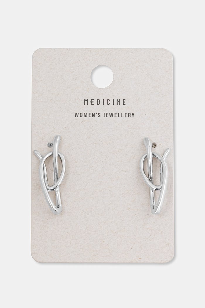 Kolczyki damskie Medicine RW26-AUD500 srebrny