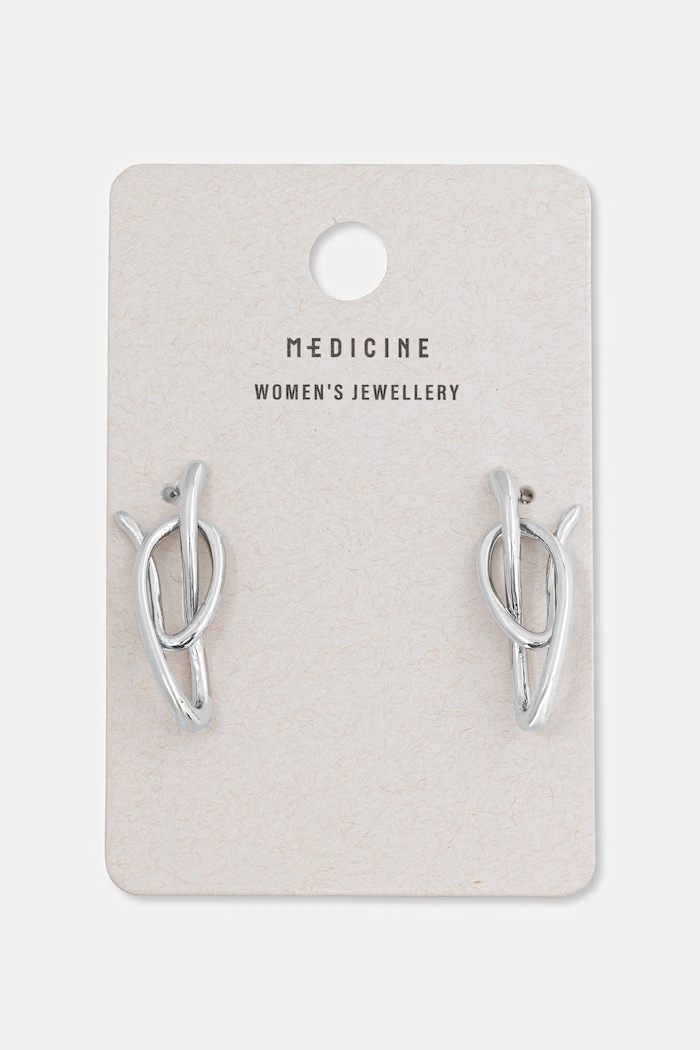 Kolczyki damskie Medicine RW26-AUD500 srebrny