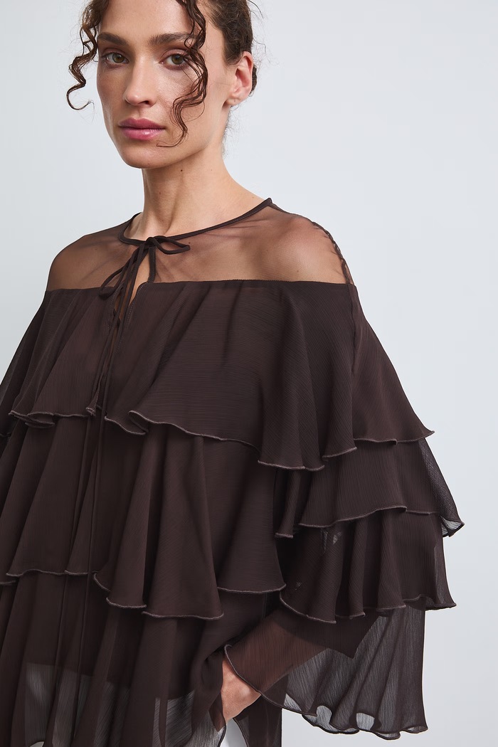 Bluzka damska Medicine brązowy RW26-BDD390