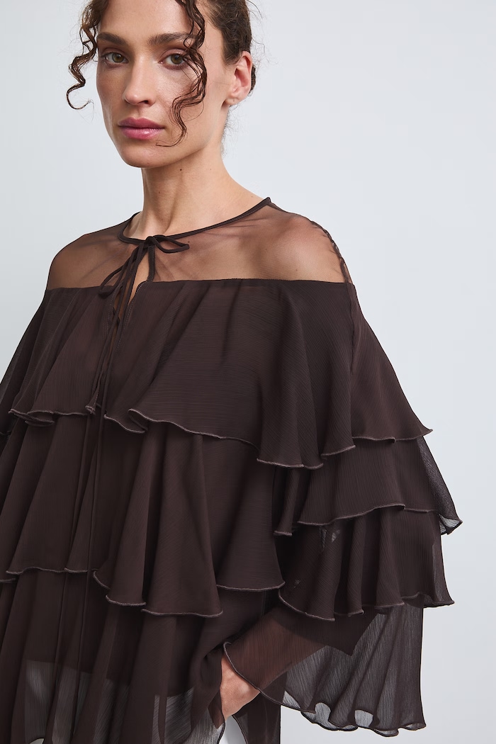 Bluzka damska Medicine brązowy RW26-BDD390