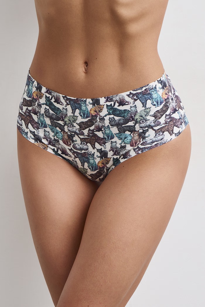Figi damskie z motywem zwierzęcym 3-pack RW26-BID305
