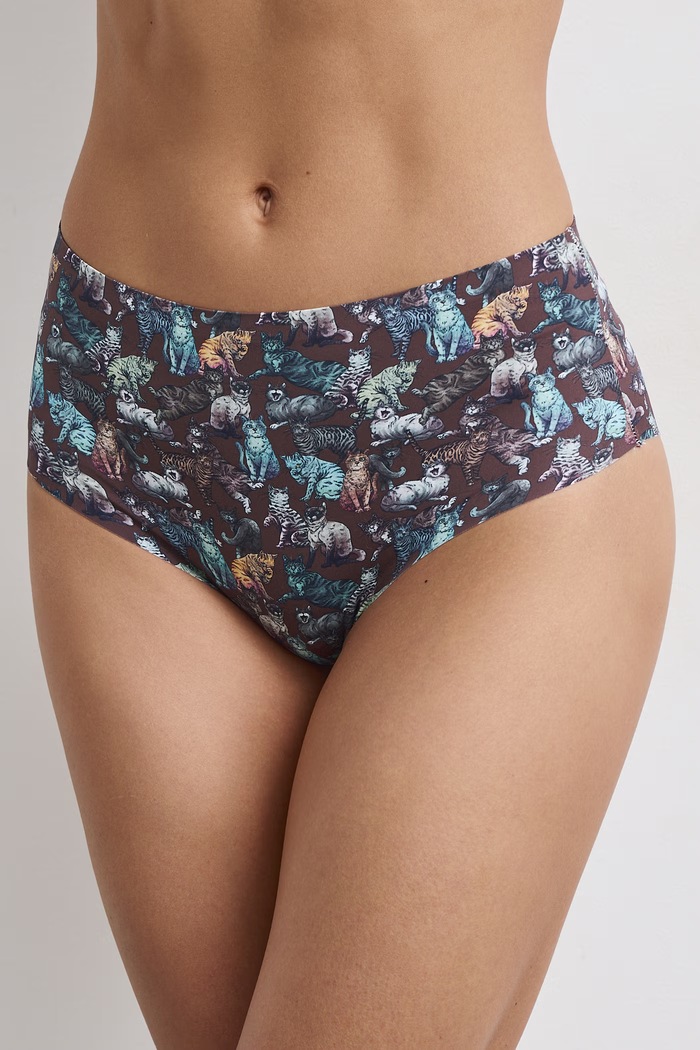 Figi damskie z motywem zwierzęcym 3-pack RW26-BID305
