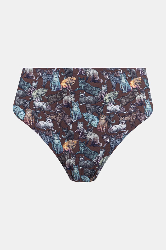 Figi damskie z motywem zwierzęcym 3-pack RW26-BID305 multicolor