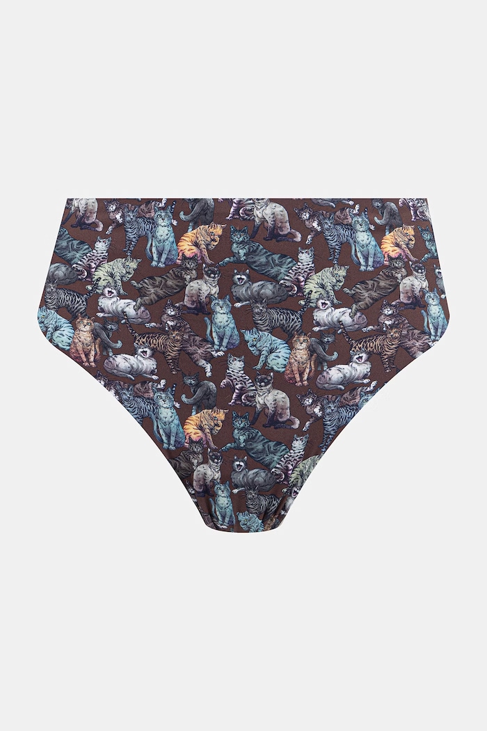 Figi damskie z motywem zwierzęcym 3-pack RW26-BID305 multicolor