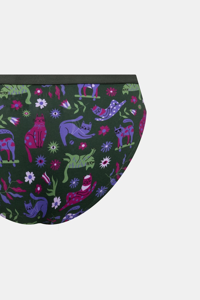 Figi damskie bawełniane z elastanem 2-pack Medicine multicolor RW26-BID807