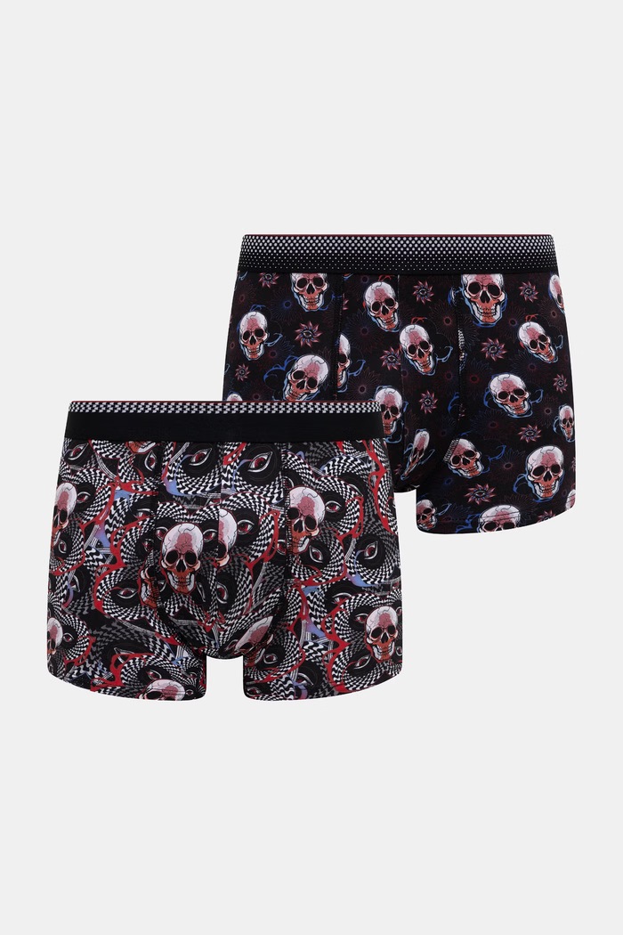 Medicine bokserki dopasowane męskie bawełniane z elastanem 2-pack multicolor RW26-BIM103
