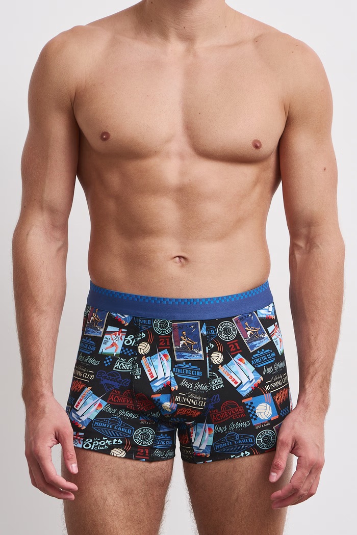 Medicine Bokserki dopasowane męskie bawełniane z elastanem 2-pack RW26-BIM105