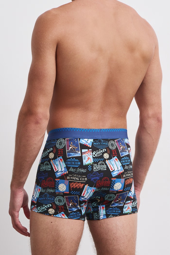 Medicine Bokserki dopasowane męskie bawełniane z elastanem 2-pack RW26-BIM105