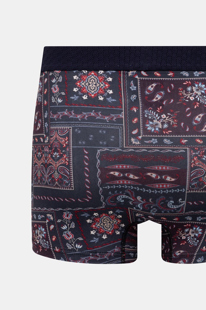 Bokserki dopasowane męskie bawełniane z elastanem 2-pack RW26-BIM303 multicolor