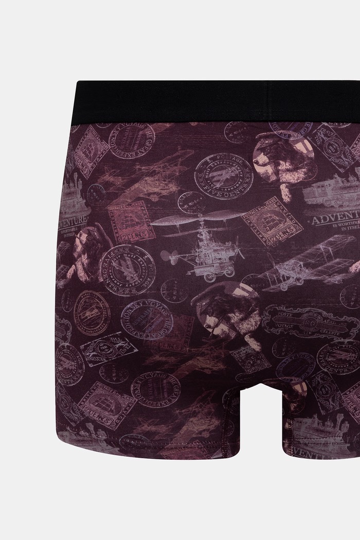 Bokserki dopasowane męskie bawełniane z elastanem 2-pack multicolor RW26-BIM304
