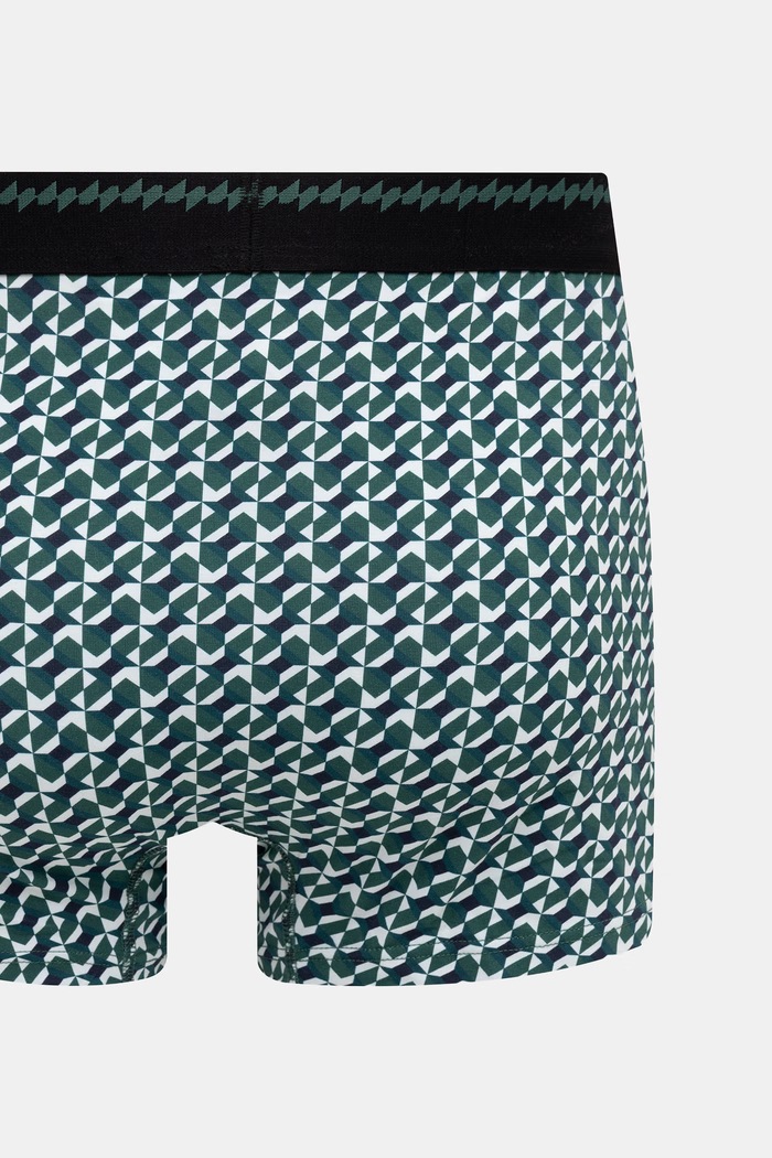 Bokserki dopasowane męskie bawełniane z elastanem 2-pack zielony RW26-BIM604