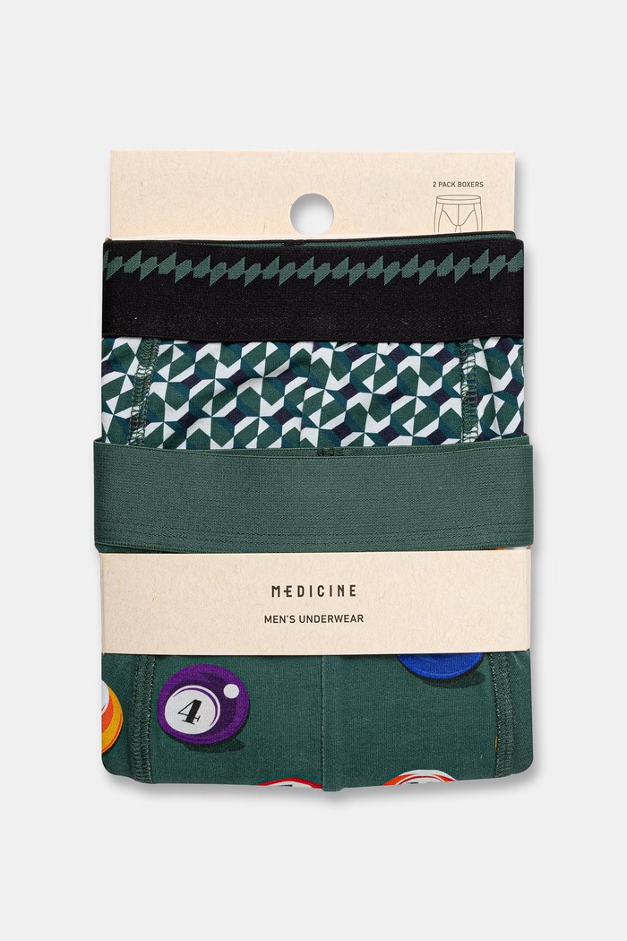 Bokserki dopasowane męskie bawełniane z elastanem 2-pack RW26-BIM604