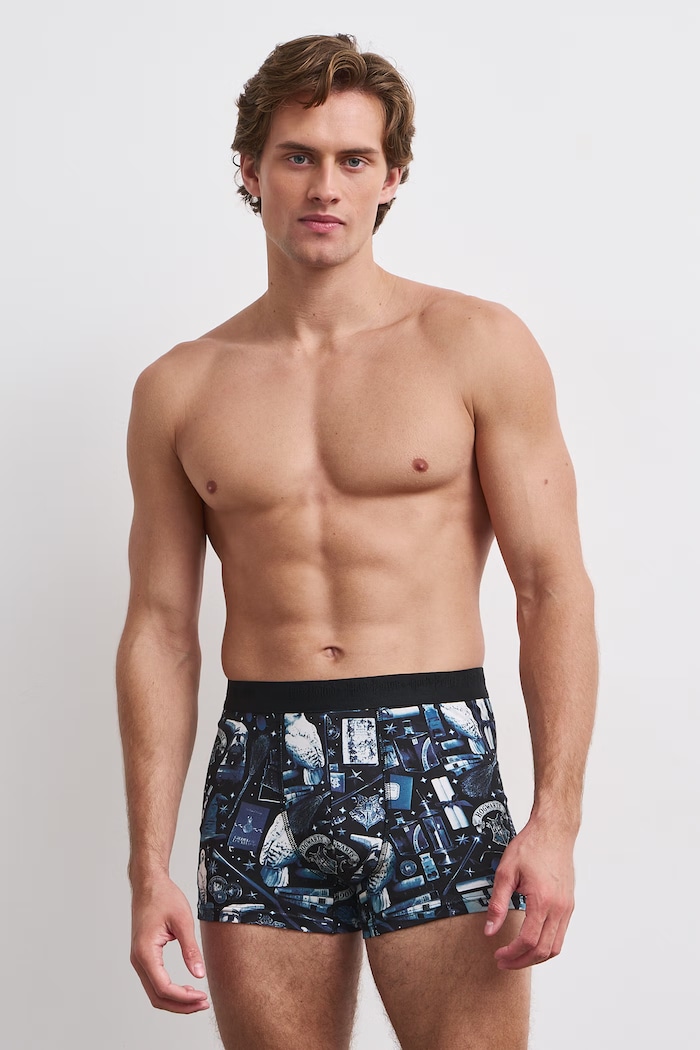 Medicine Boxer da uomo in cotone con elastan pacco da 2 multicolore RW26-BIM650