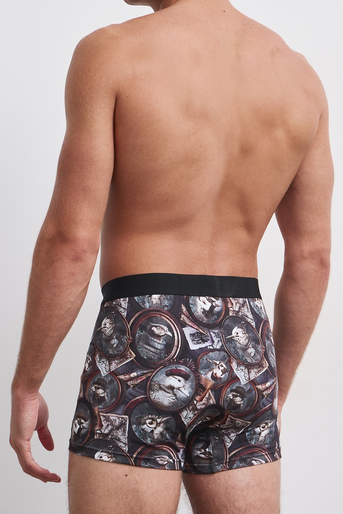 Medicine Boxer aderenti da uomo in cotone con elastan pacco da 2 RW26-BIM700 multicolore RW26