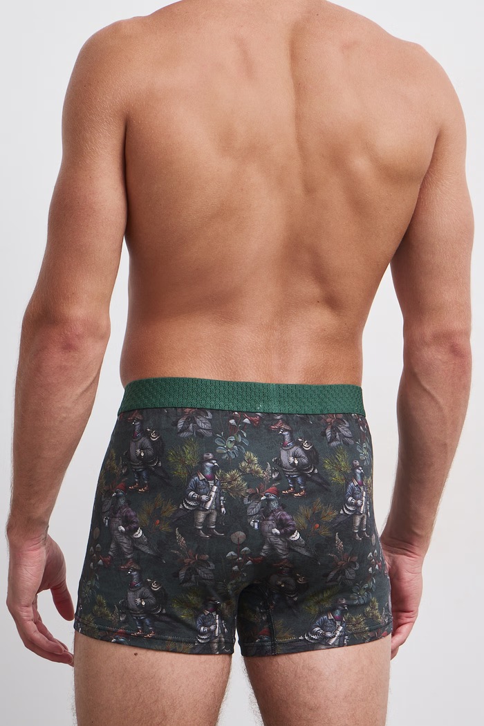 Medicine Boxer da uomo in cotone con elastan pacco da 2 RW26-BIM701