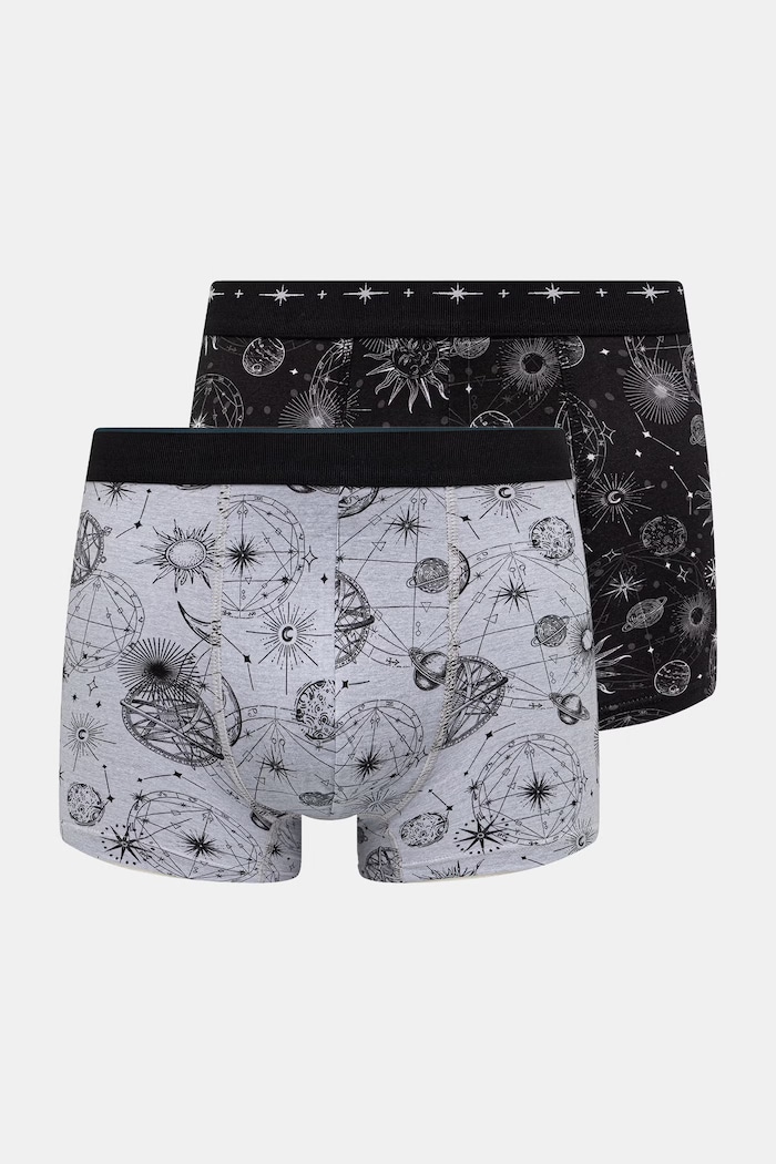 Medicine Bokserki męskie bawełniane z elastanem 2-pack multicolor RW26-BIM702
