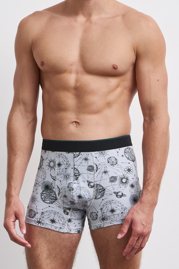 Medicine Boxer da uomo in cotone con elastan pacco da 2 RW26-BIM702