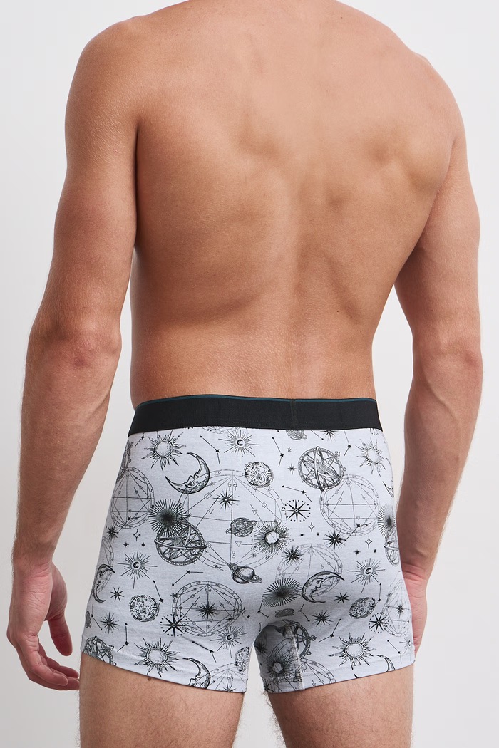 Medicine Boxer da uomo in cotone con elastan pacco da 2 RW26-BIM702