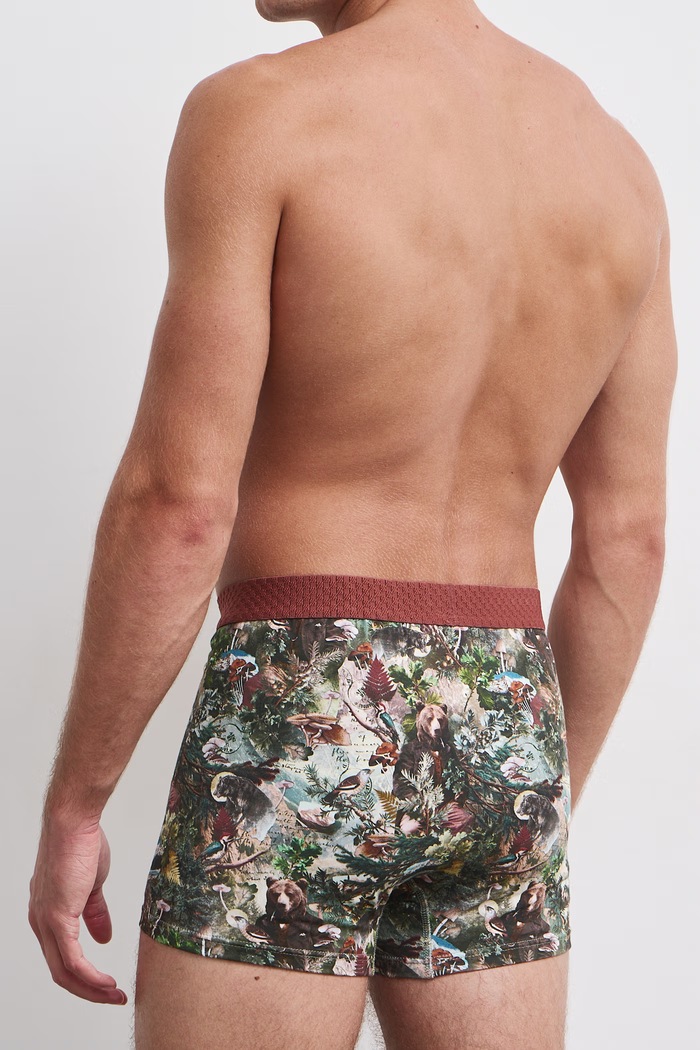 Medicine Boxer da uomo in cotone con elastan pacco da 2 RW26-BIM709