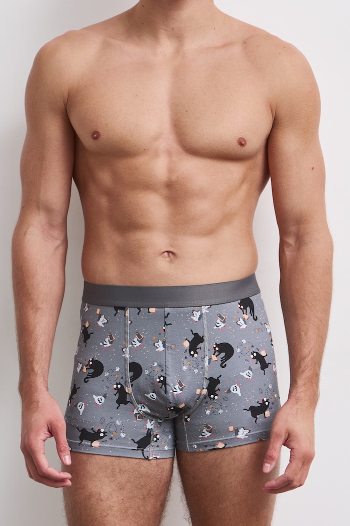 Medicine Boxer aderenti da uomo in cotone con elastan pacco da 2 RW26-BIM801