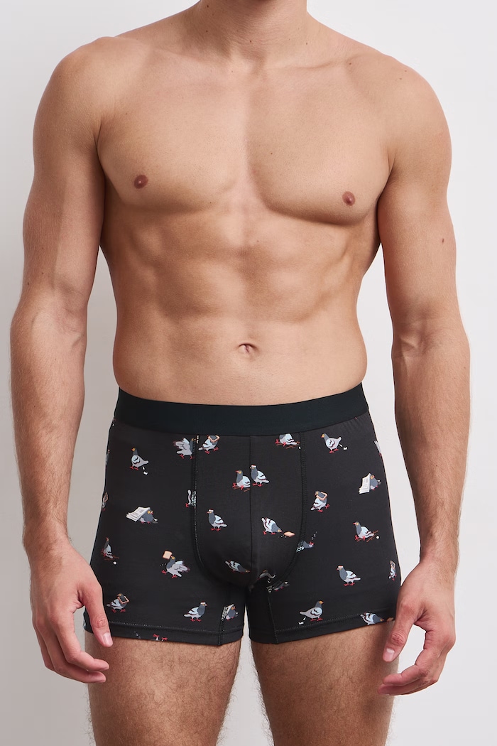 Medicine Boxer aderenti da uomo in cotone con elastan pacco da 2 RW26-BIM801