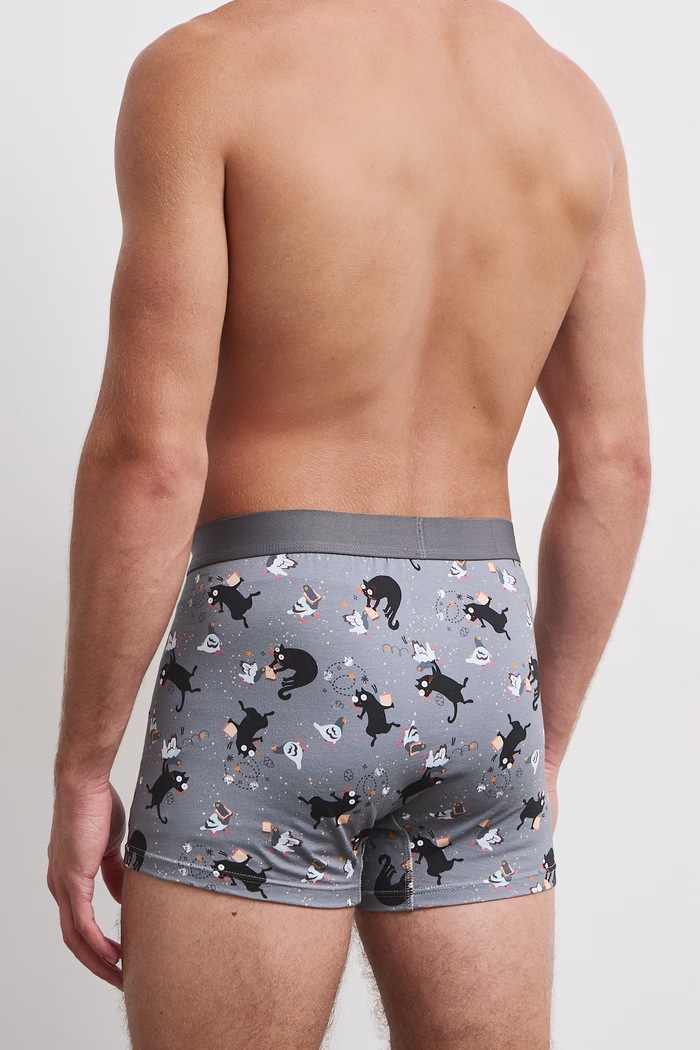 Medicine Boxer aderenti da uomo in cotone con elastan pacco da 2 RW26-BIM801