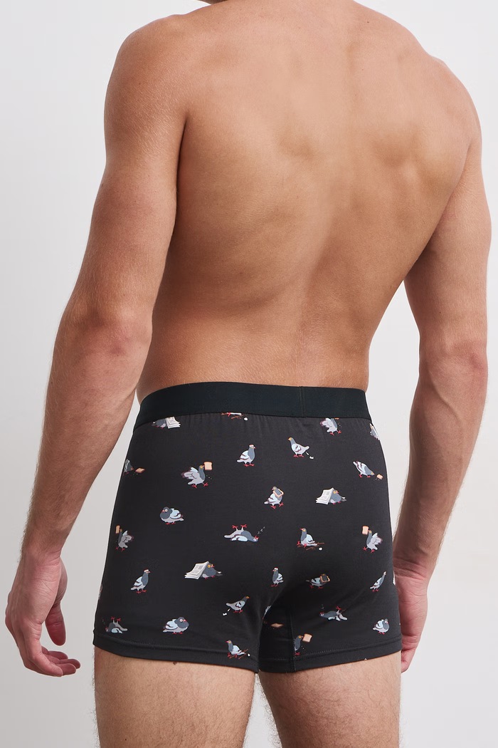 Medicine Boxer aderenti da uomo in cotone con elastan pacco da 2 RW26-BIM801