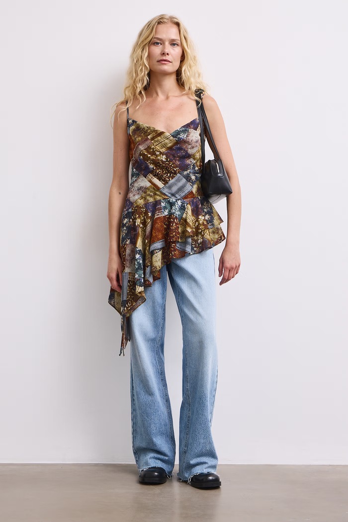 Bluzka asymetryczna damska Medicine multicolor RW26-BKD590
