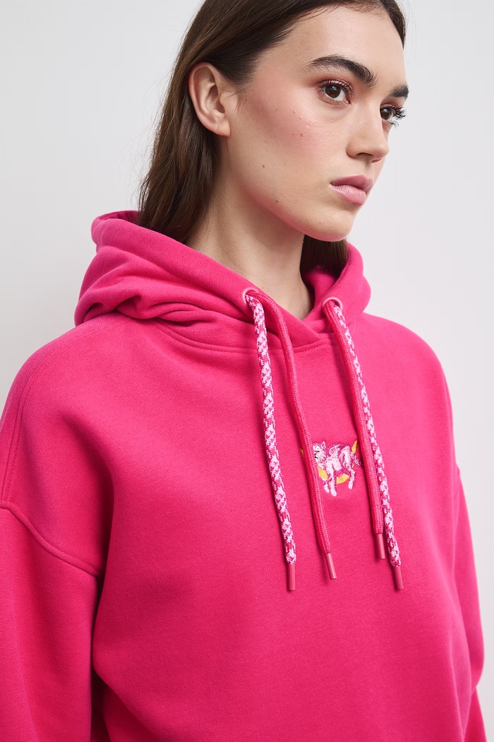 Medicine bluza z kapturem damska różowy RW26-BLD011