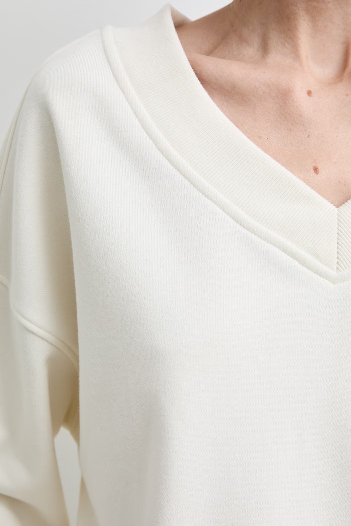Bluza damska z bawełną gładka RW26-BLD032 beżowy