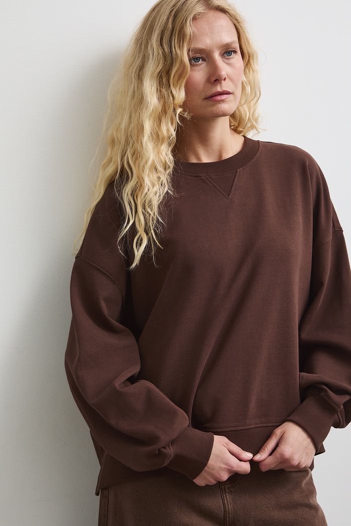 Medicine bluza damska bawełniana RW26-BLD100 brązowy