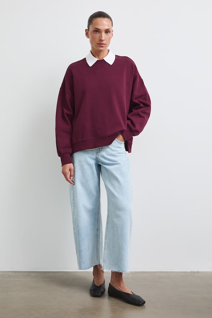 Medicine bluza damska bawełniana bordowy RW26-BLD100