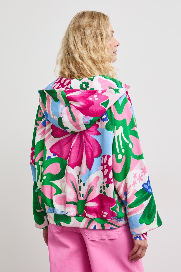Odzież Medicine bluza rozpinana z kapturem damska z bawełną RW26-BLD101 multicolor