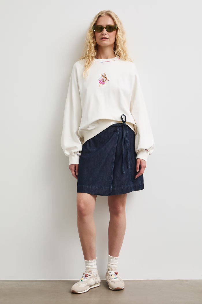 Bluza damska bawełniana z elastanem RW26-BLD102 beżowy RW26