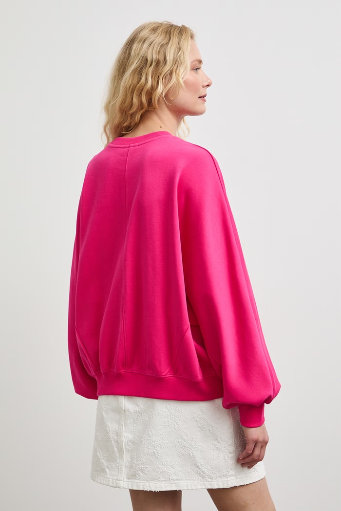 Odzież Bluza damska bawełniana z elastanem RW26-BLD102 różowy