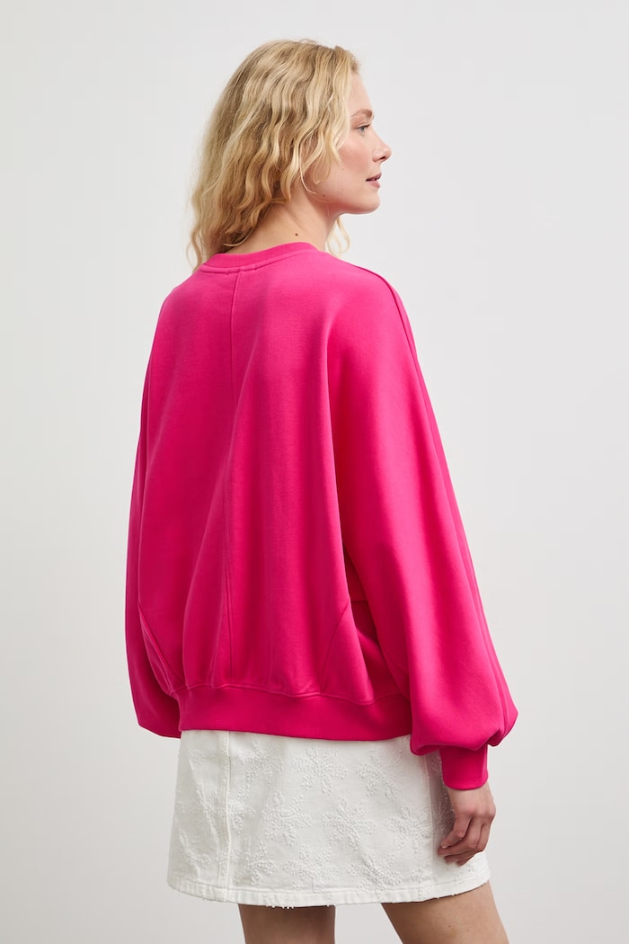Odzież Bluza damska bawełniana z elastanem RW26-BLD102 różowy
