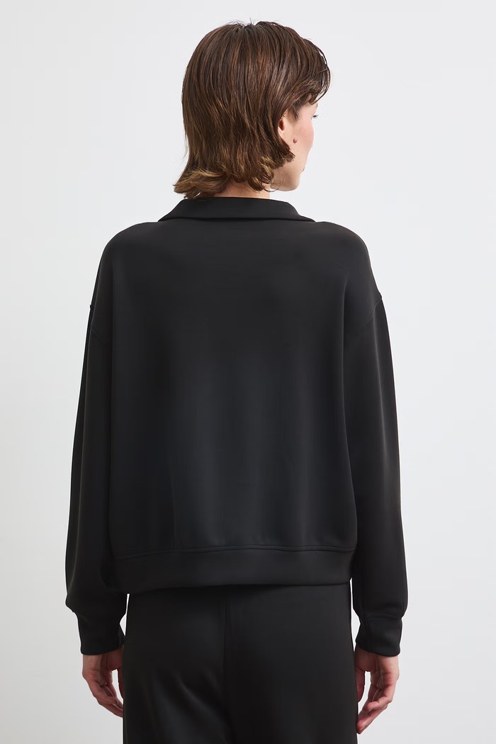 Odzież Bluza damska z modalem gładka RW26-BLD400 czarny