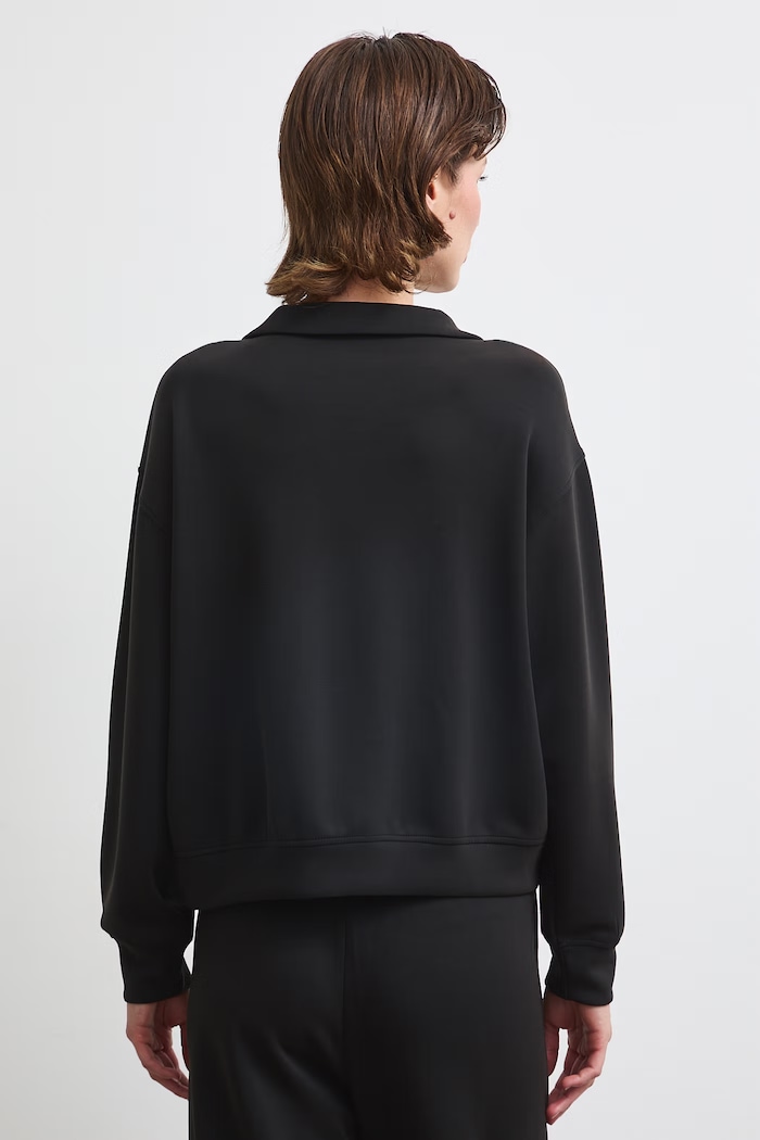 Odzież Bluza damska z modalem gładka RW26-BLD400 czarny