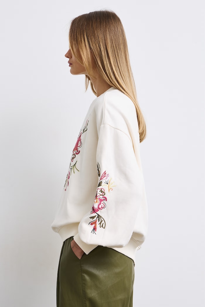 Bluza damska z bawełną Medicine RW26-BLD501 beżowy