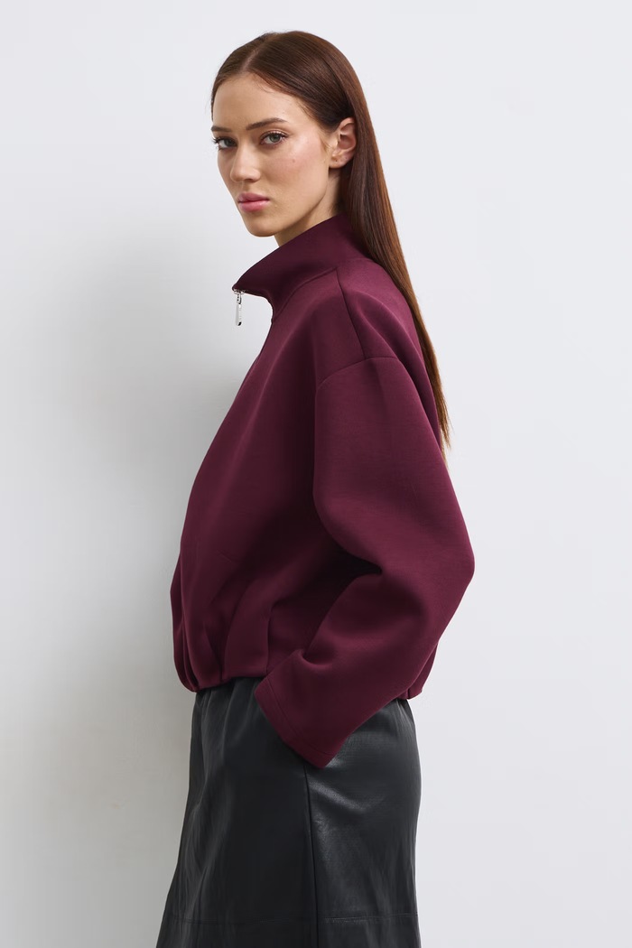 Bluza rozpinana damska Medicine RW26-BLD503 bordowy